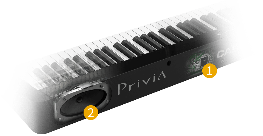 Privia | 電子楽器の技術 | CASIO